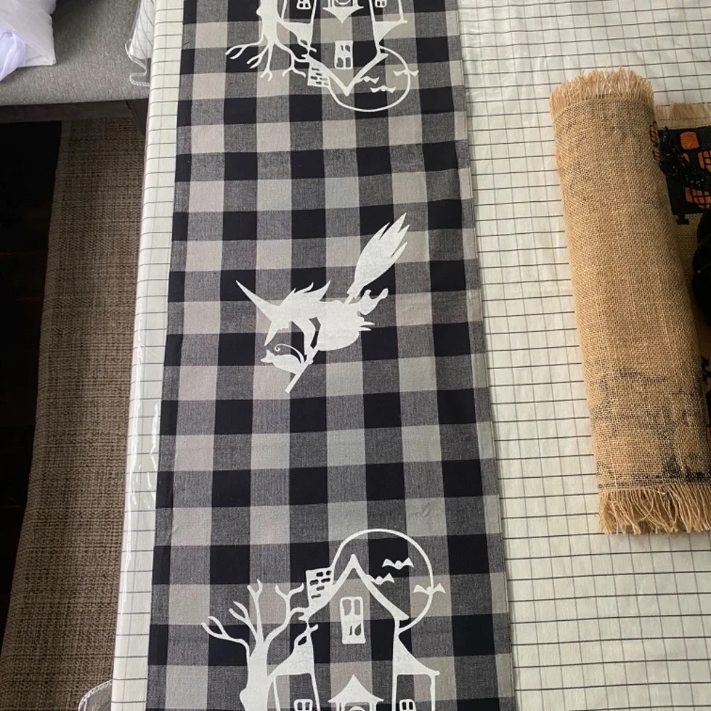 Haunted House Table Runner 36” x 13.5”